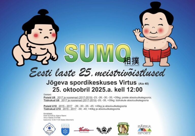 Eesti laste MV Jõgeval. Ootame kõiki lapsi vanuses 6-10 aastat.